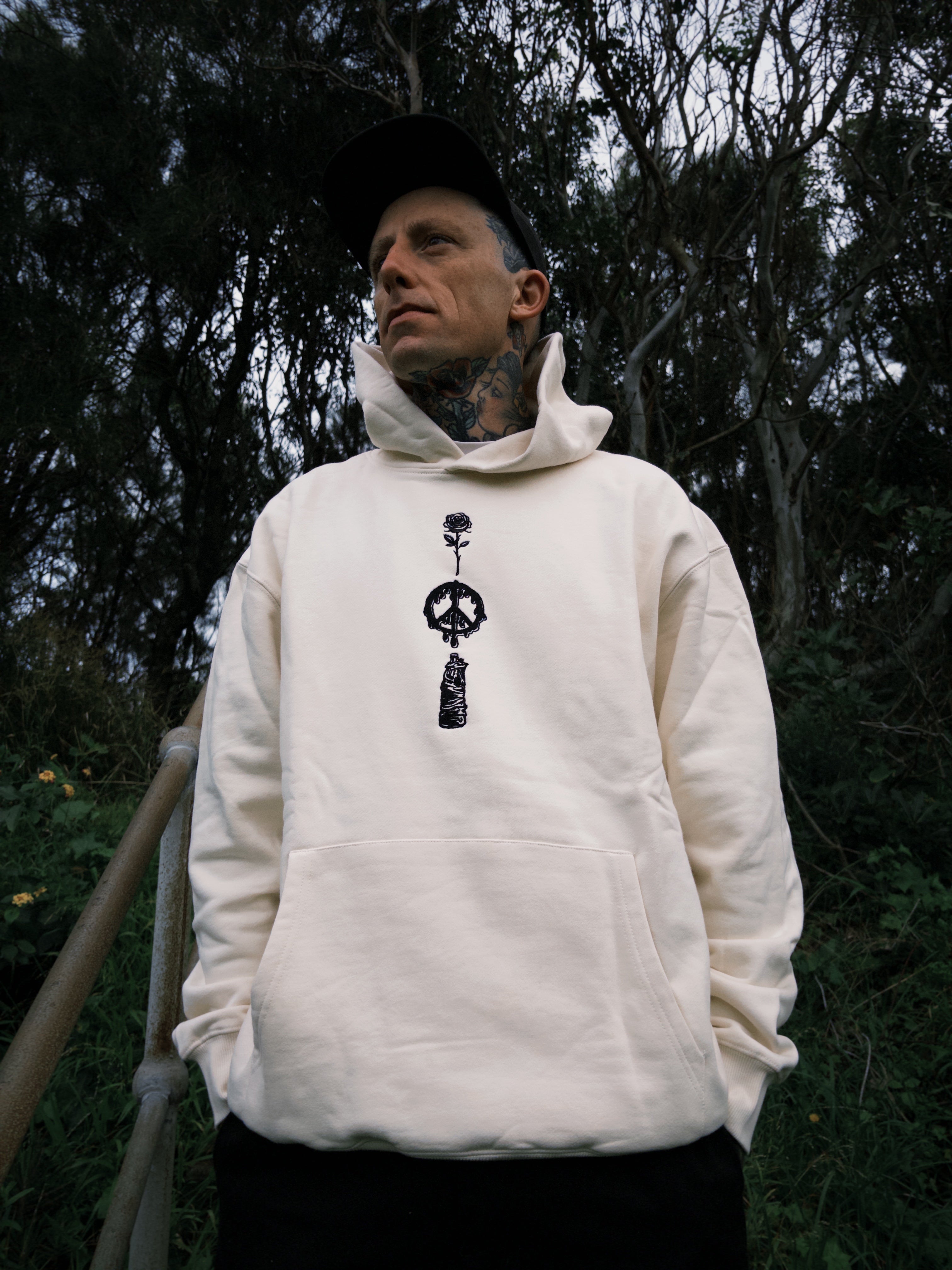 Stacker Trainer Hoodies - Cream
