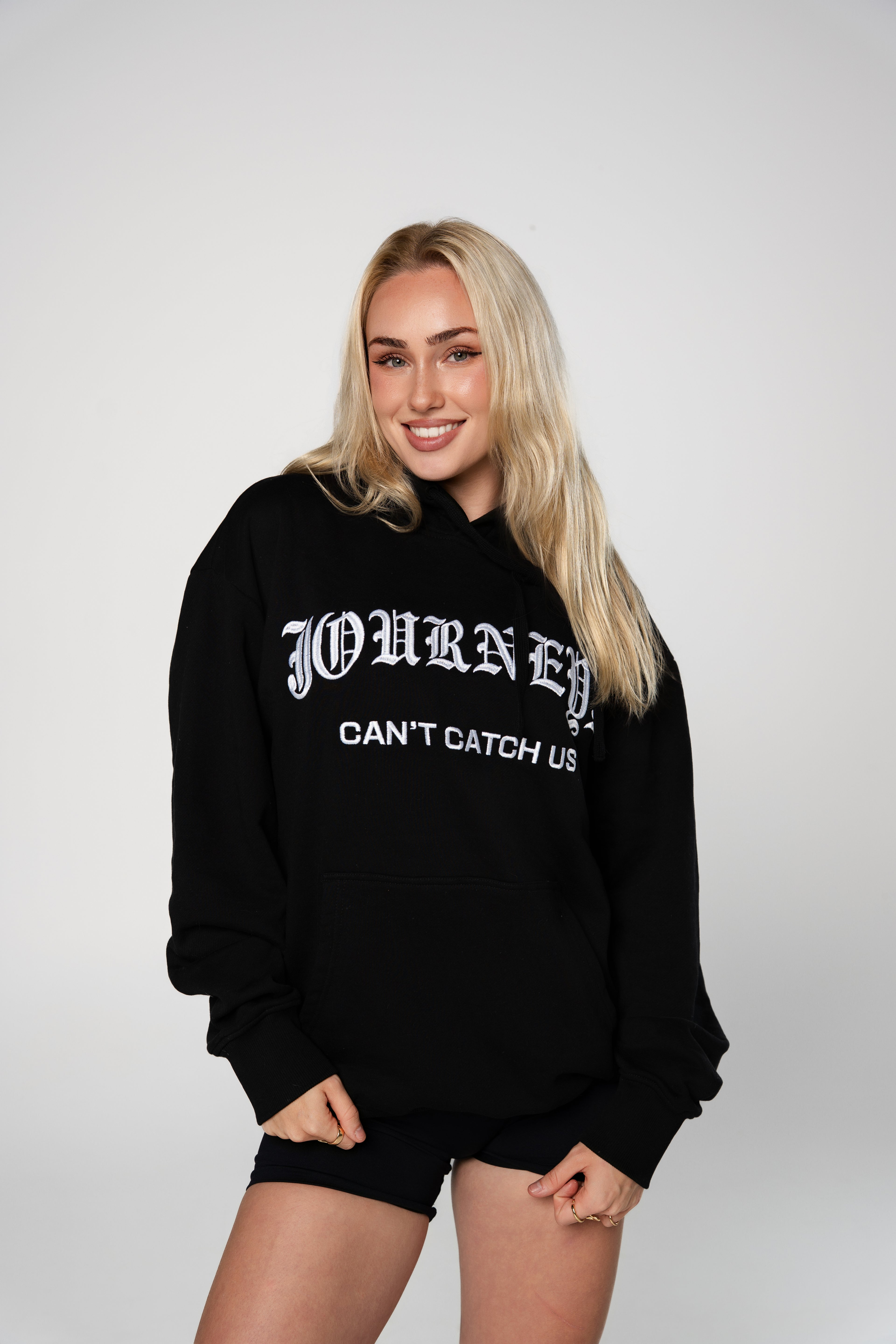 Can't Catch Us - Black Hoodie