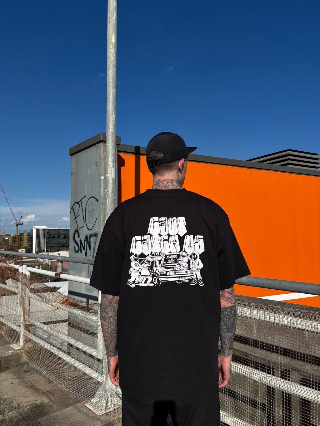 Riot Car - Black Heavy Weight Tee
