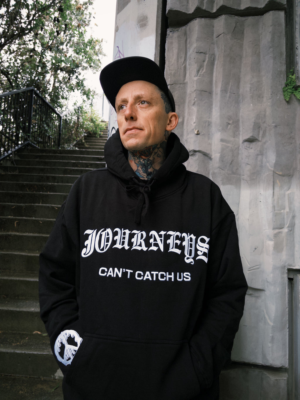 Can't Catch Us - Black Hoodie