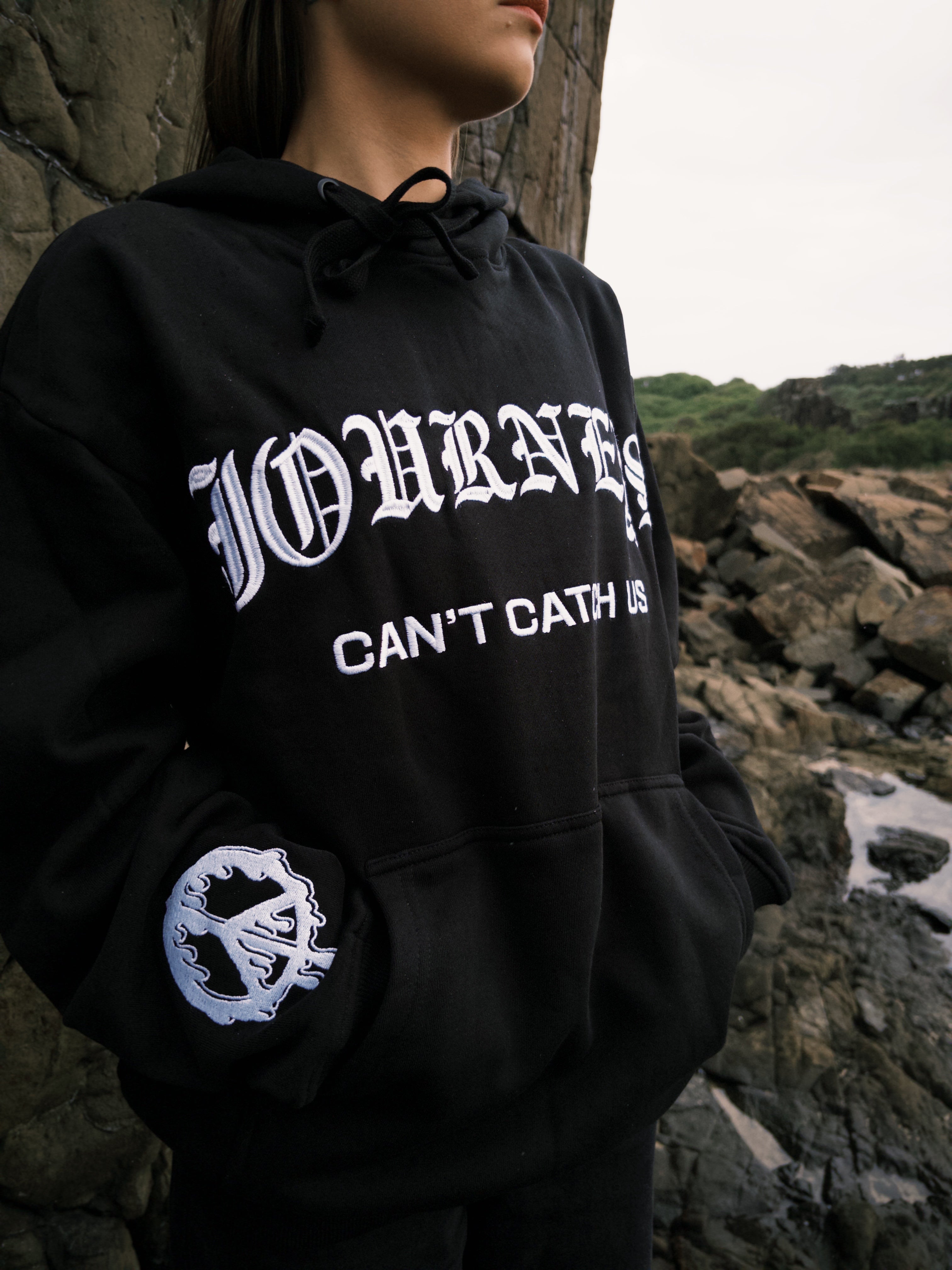 Can't Catch Us - Black Hoodie