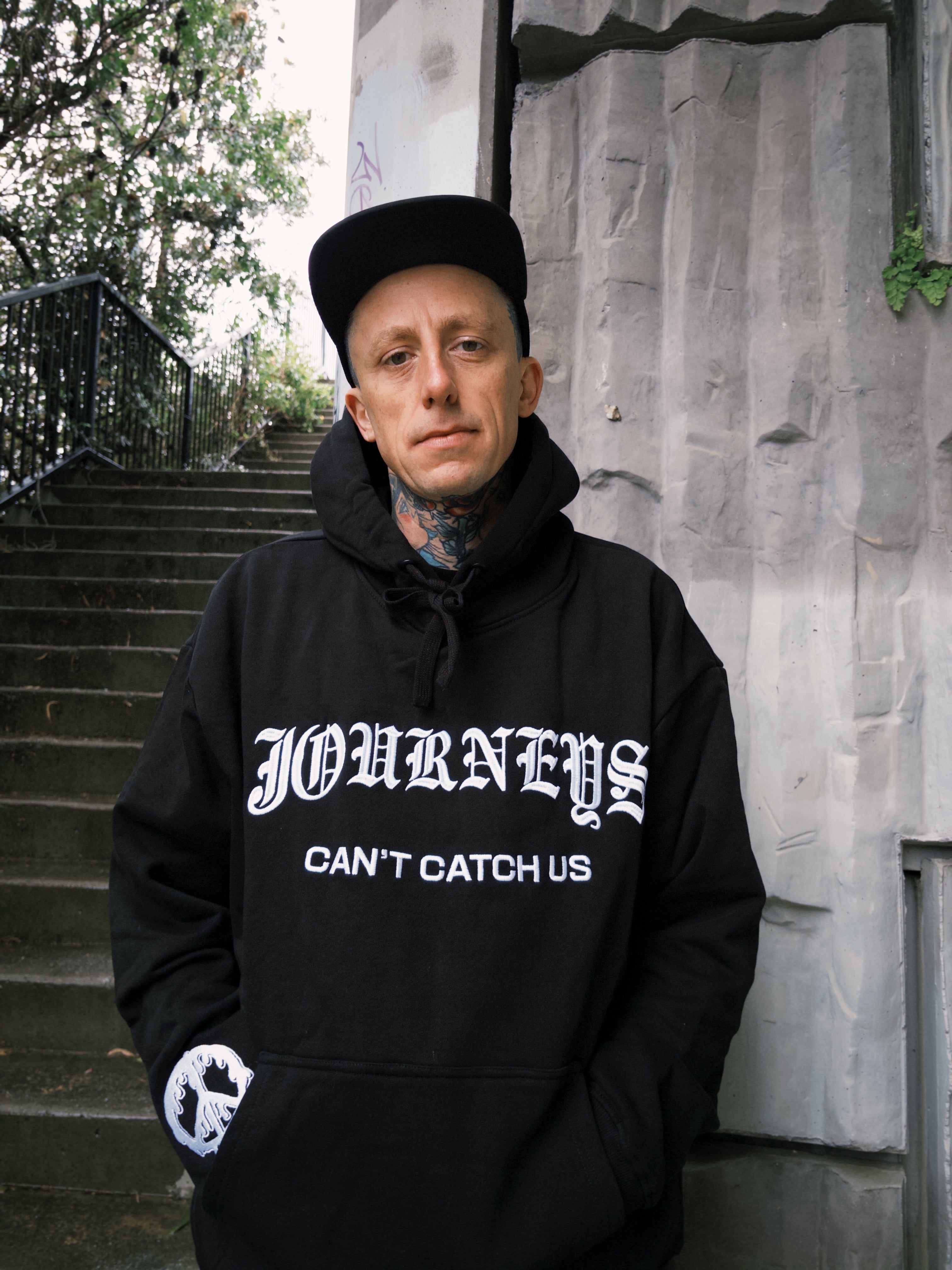 Can't Catch Us - Black Hoodie