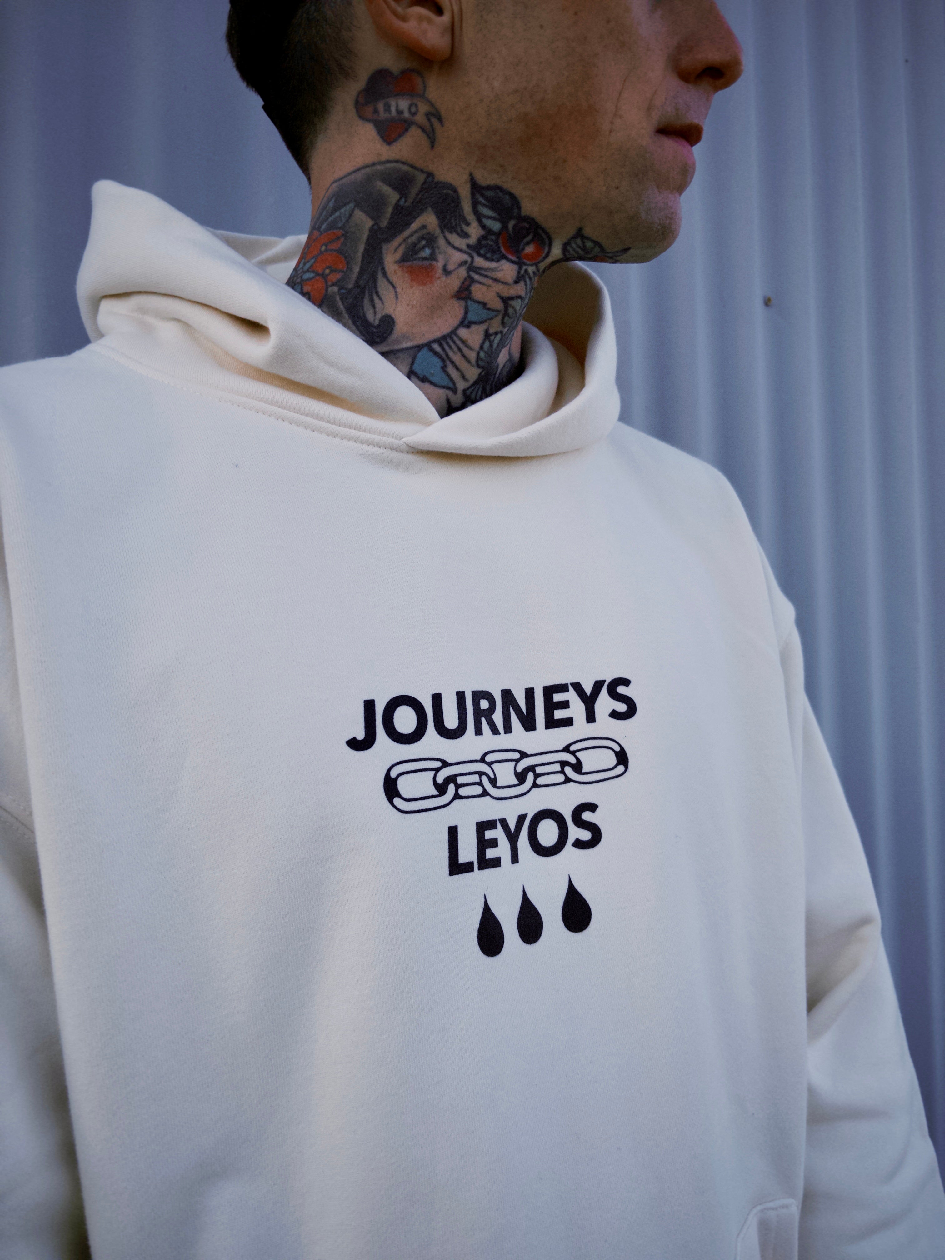 Panther Can't Catch Us - Cream - Trainer Hoodie Ultra Heavy Weight