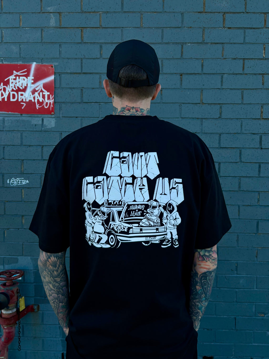 Riot Car - Black Heavy Weight Tee