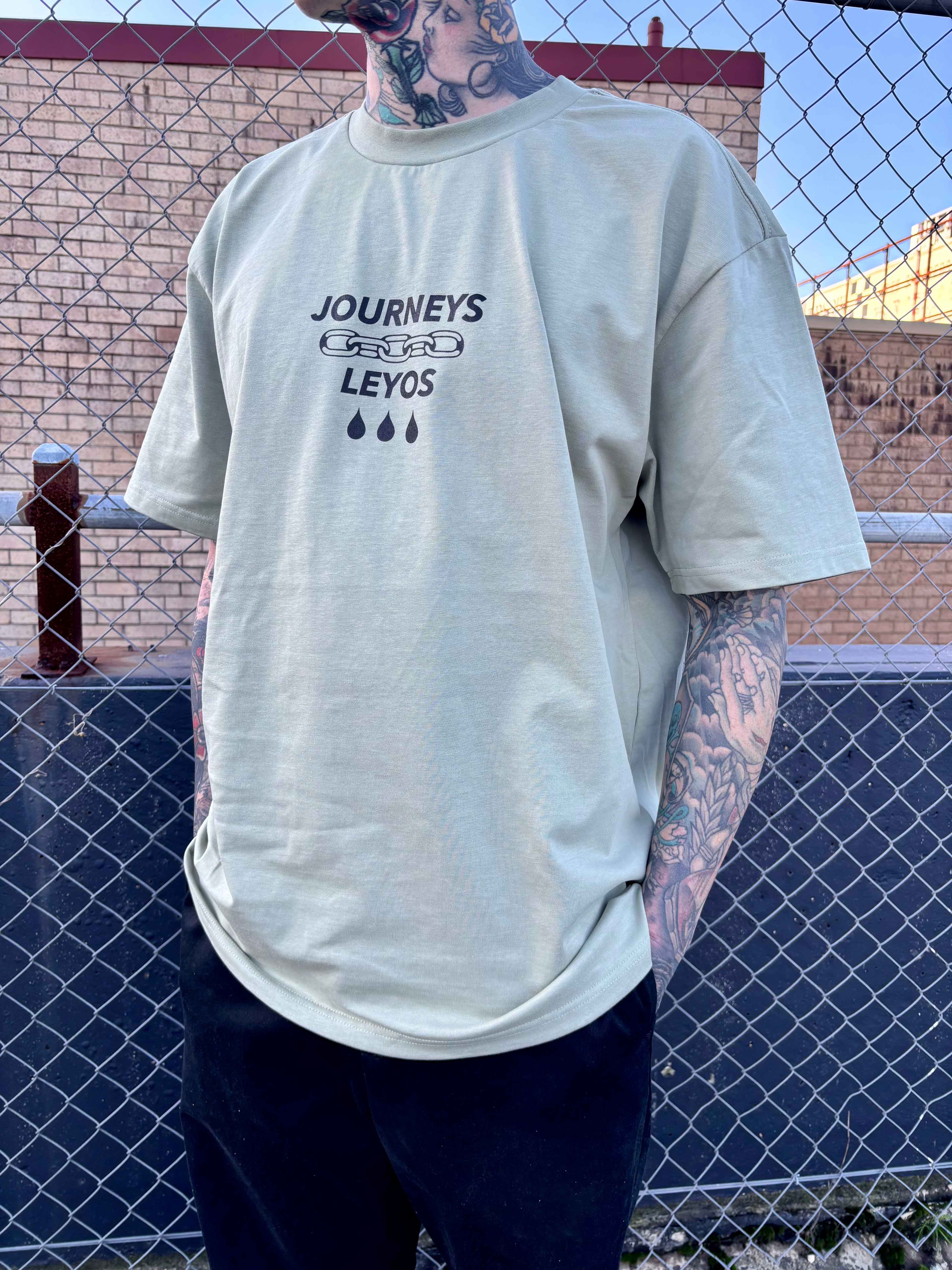 Skeleton - Pistachio Heavy Weight Tee