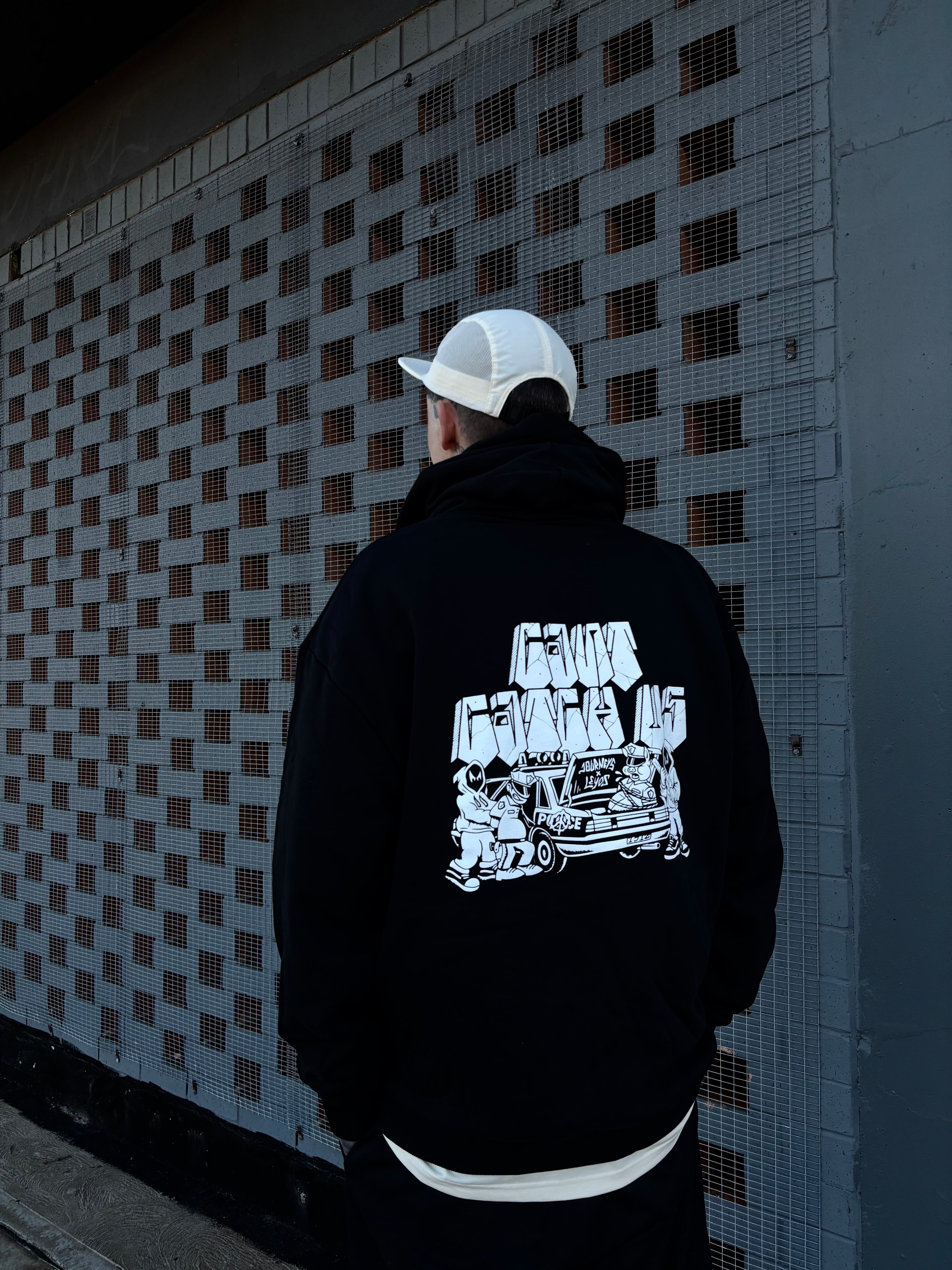 Riot Car - Black Heavy Weight Hoodie