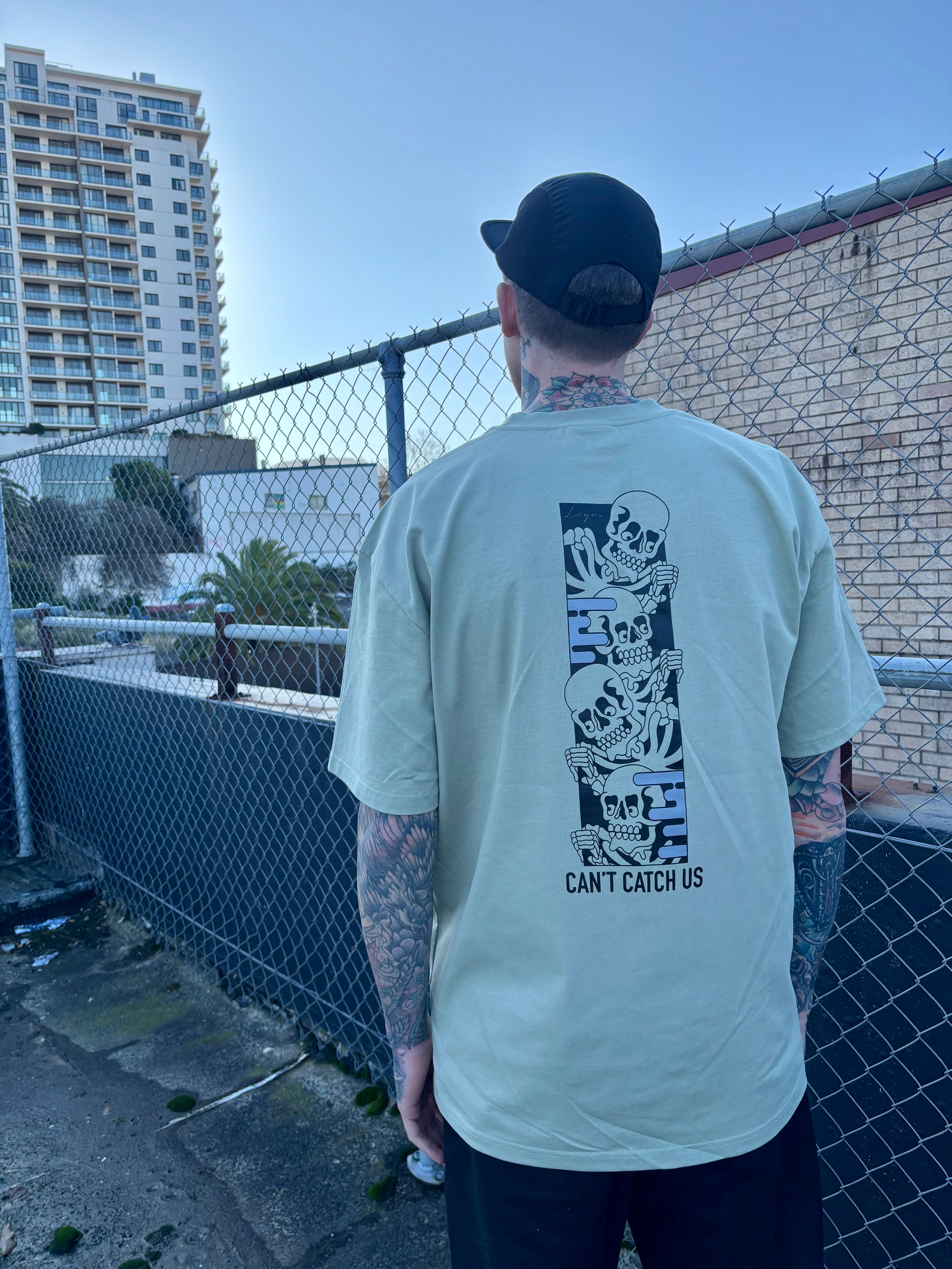 Skeleton - Pistachio Heavy Weight Tee