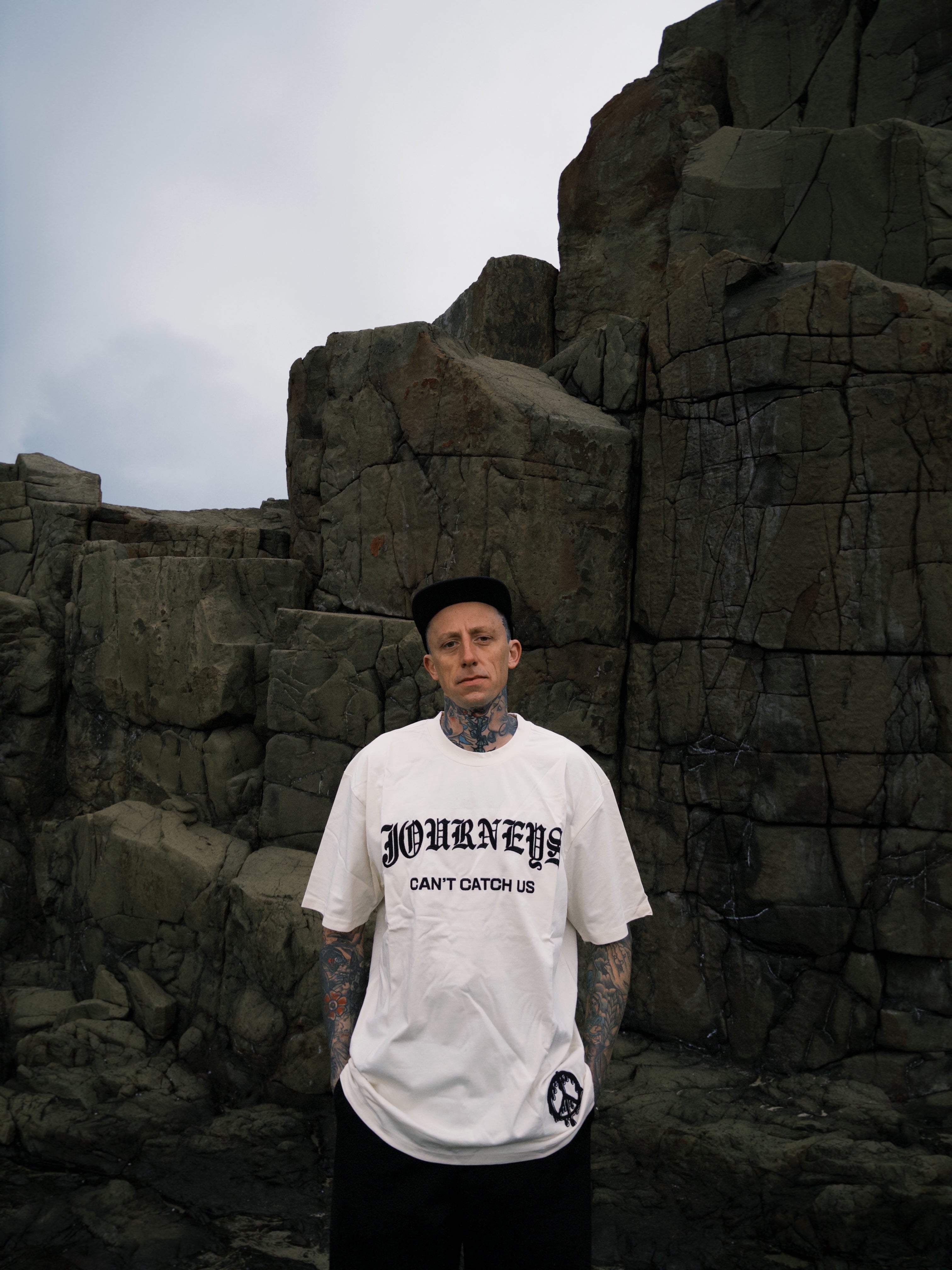 Can't Catch Us - Cream Tee