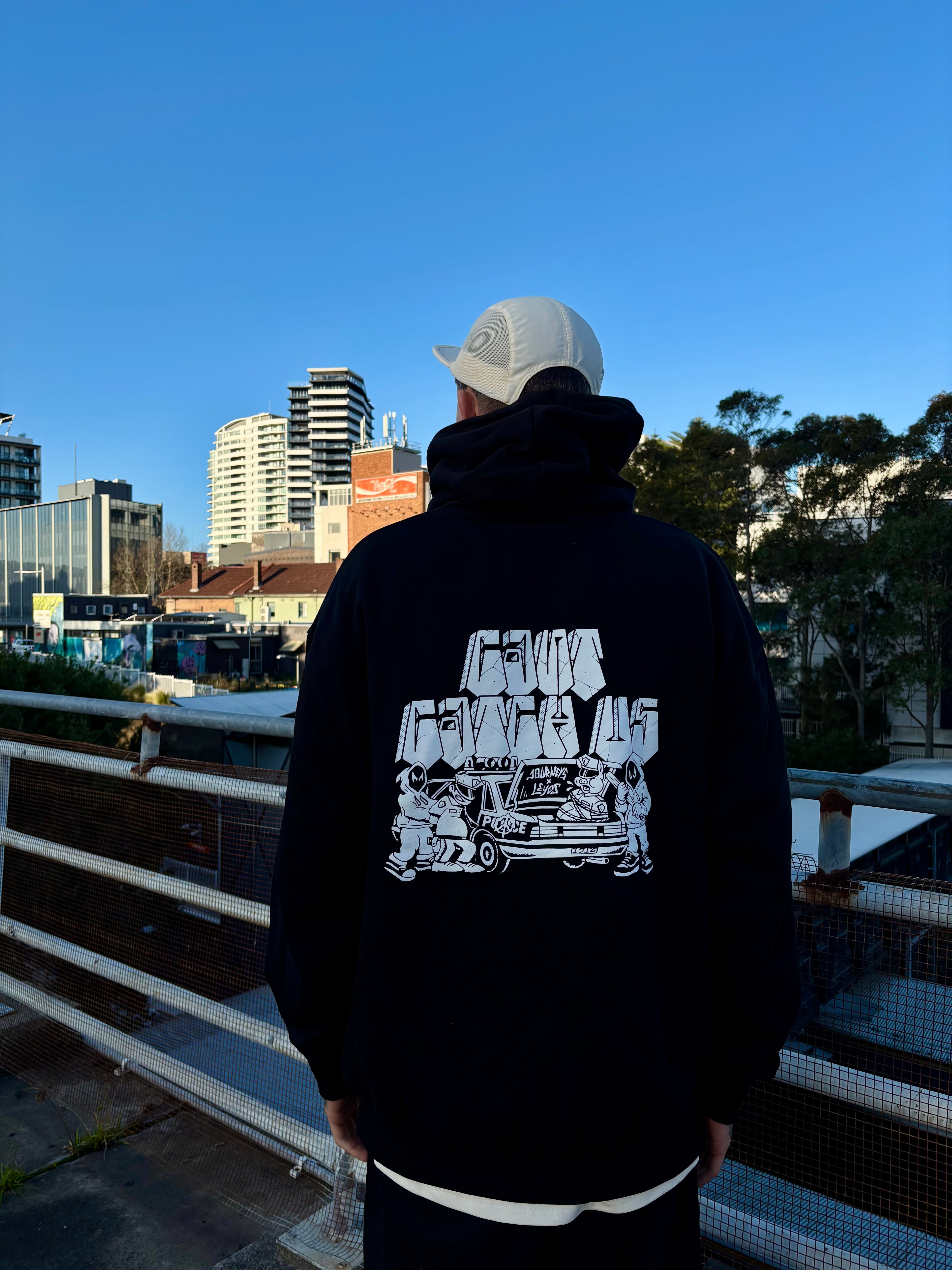 Riot Car - Black Heavy Weight Hoodie