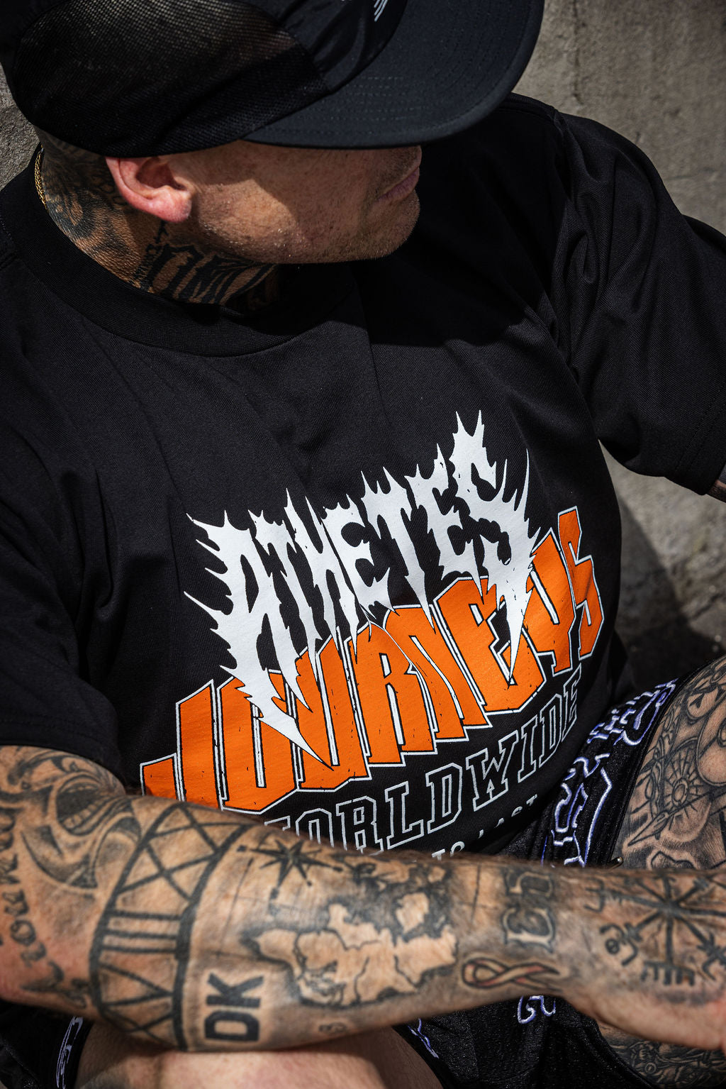 Athletes- Built To Last - Black Tee