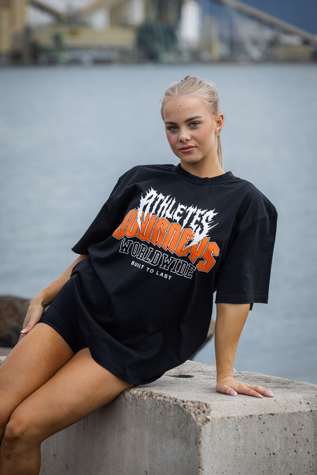Athletes- Built To Last - Black Tee