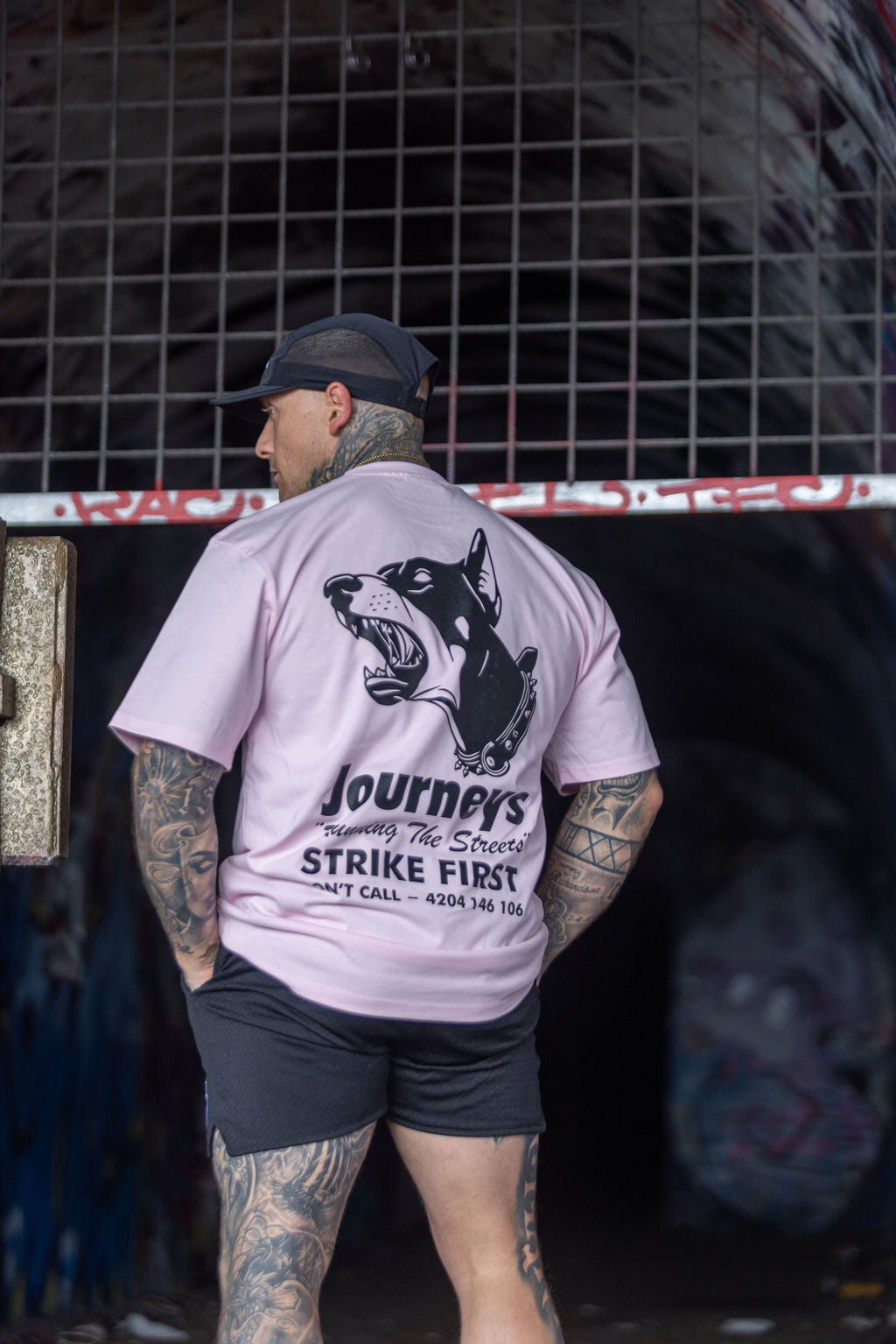Strike First - Pink Tee