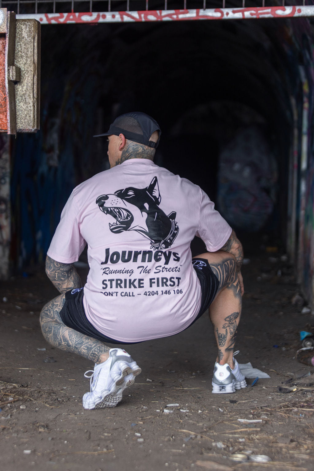 Strike First - Pink Tee