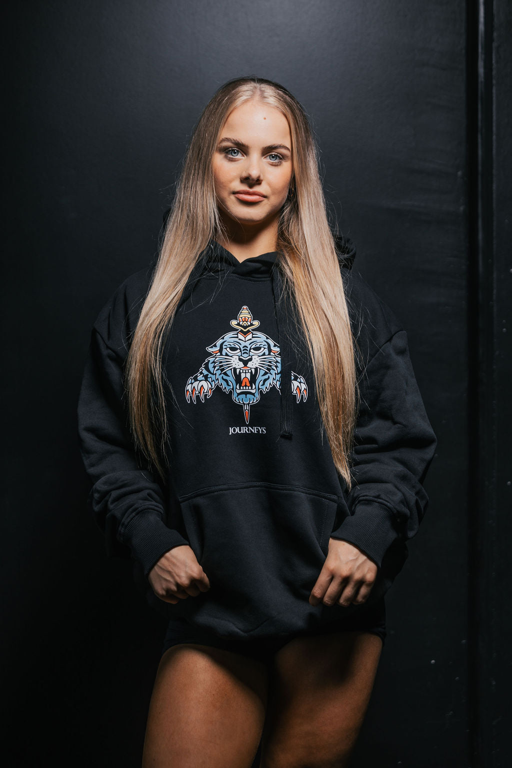 Tiger - Black Hoodie