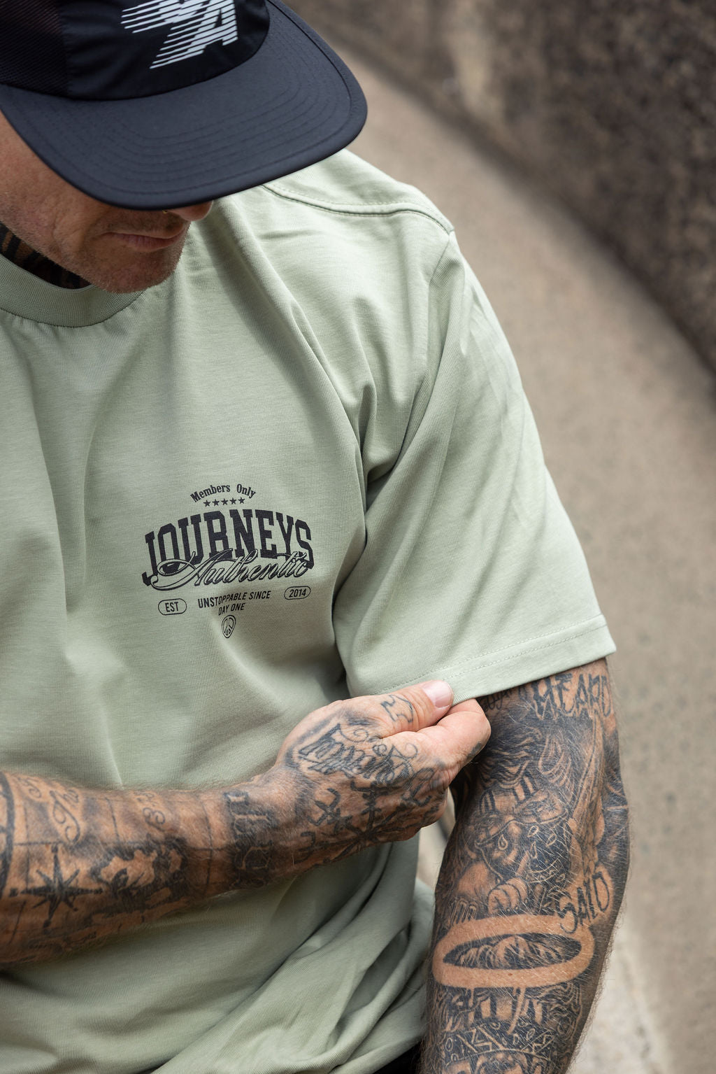 Authentic - Members Only - Pistachio Tee