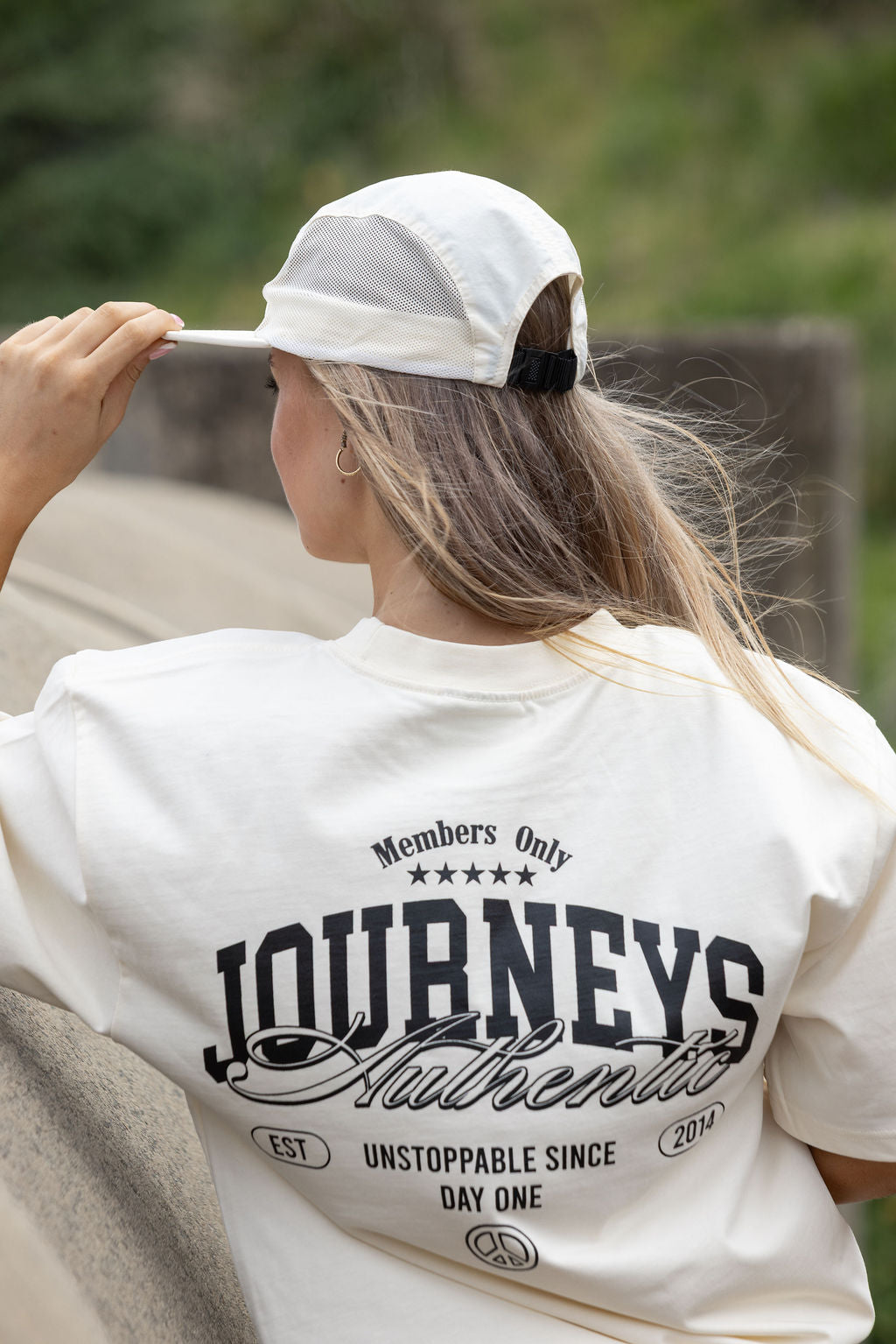 Authentic - Members Only -  Cream Tee