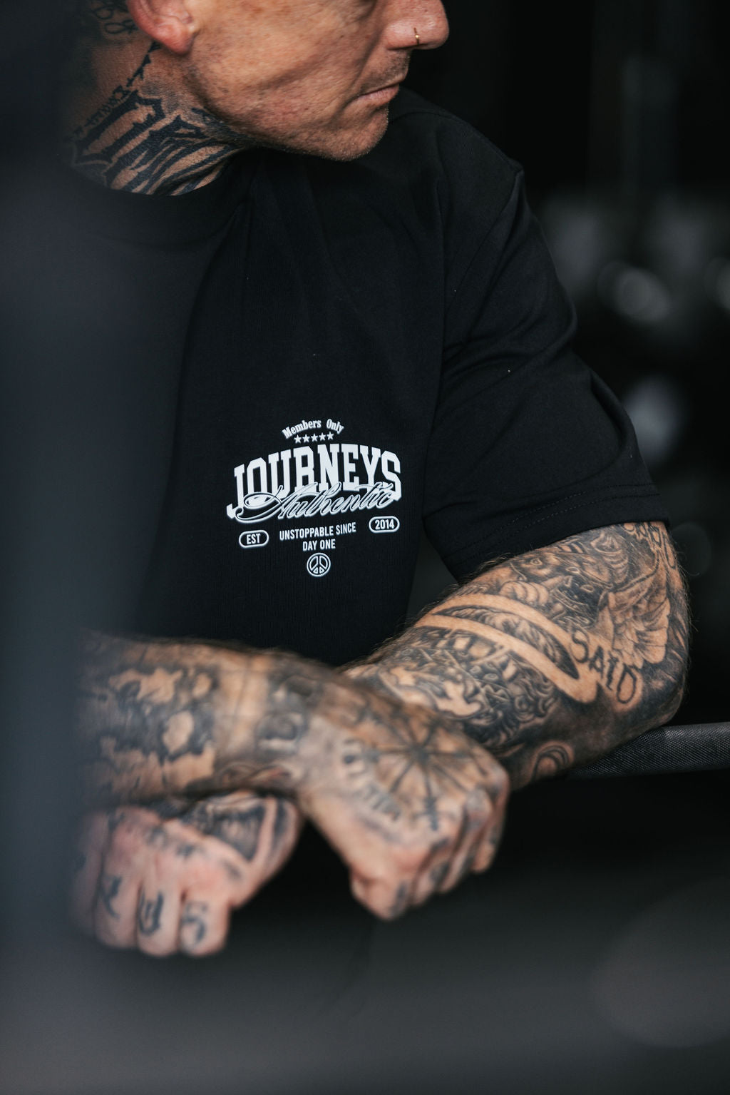 Authentic - Members Only - Black Tee