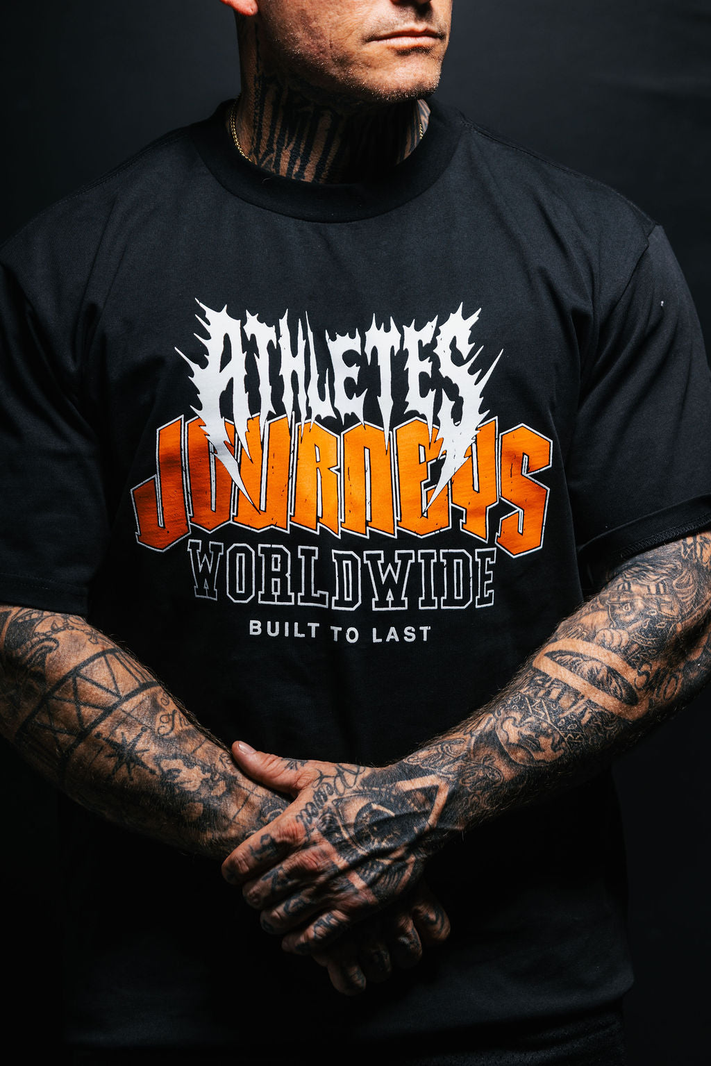 Athletes- Built To Last - Black Tee