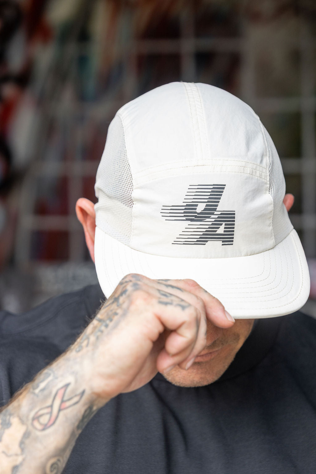 JA Athletic - Five Panel Cap - Cream
