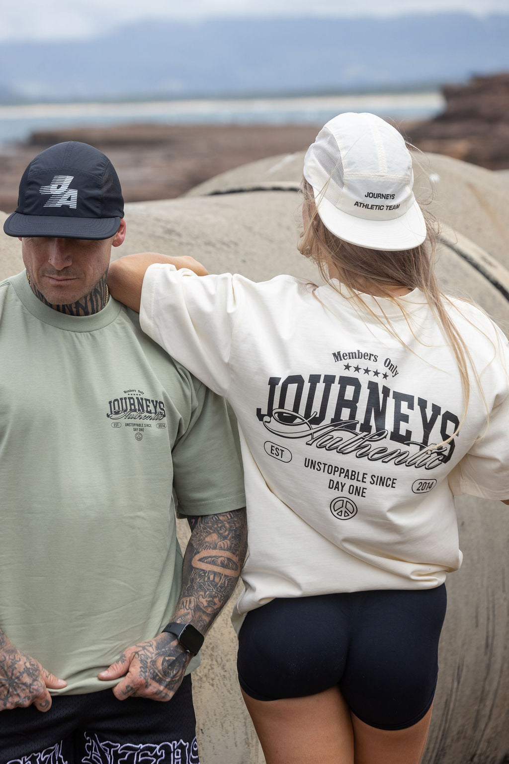 Athletic Team - Five Panel Cap - Cream