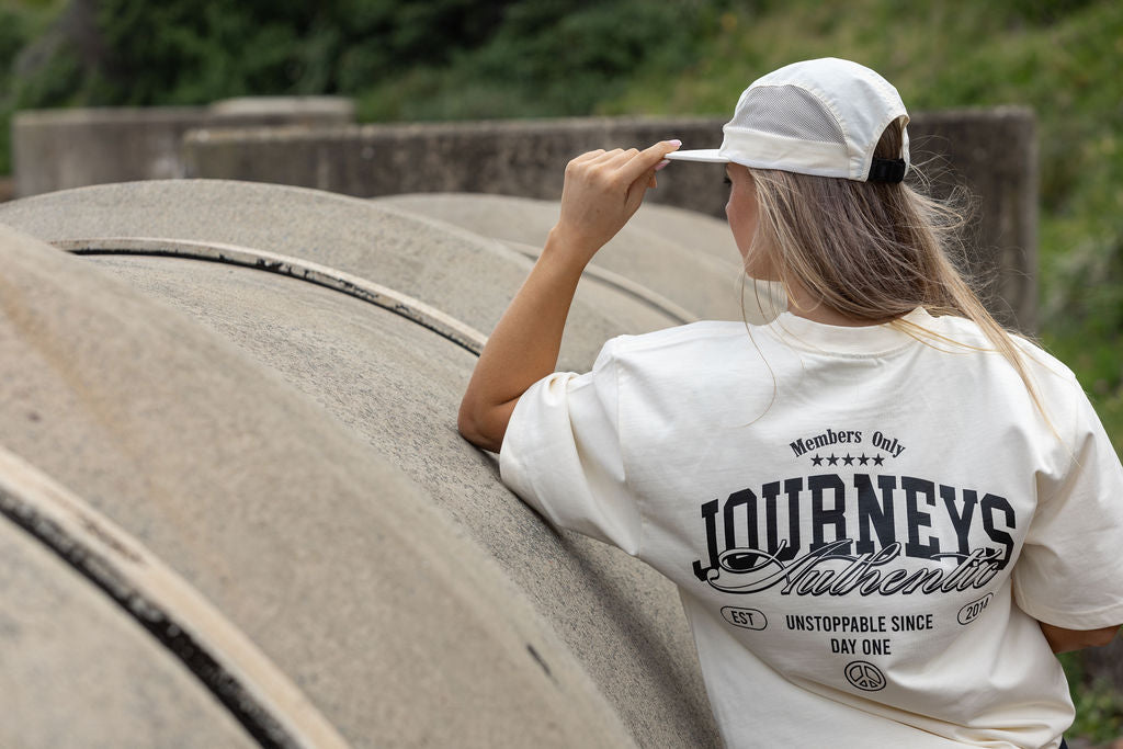 Athletic Team - Five Panel Cap - Cream